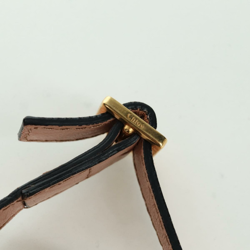 【日本直送】Chloe Marcie 肩背包 皮革 粉紅色 金色 正品 bs33470V-7