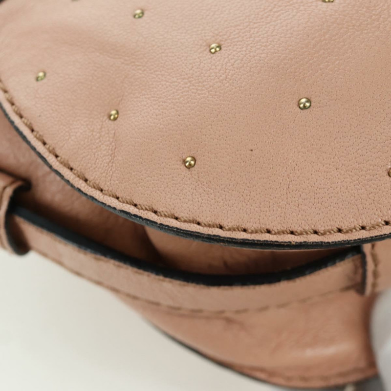 【日本直送】Chloe Marcie 肩背包 皮革 粉紅色 金色 正品 bs33470V-8