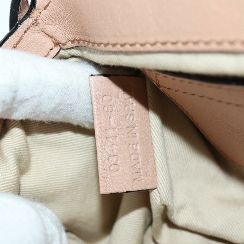 【日本直送】Chloe Marcie 肩背包 皮革 粉紅色 金色 正品 bs33470V-10