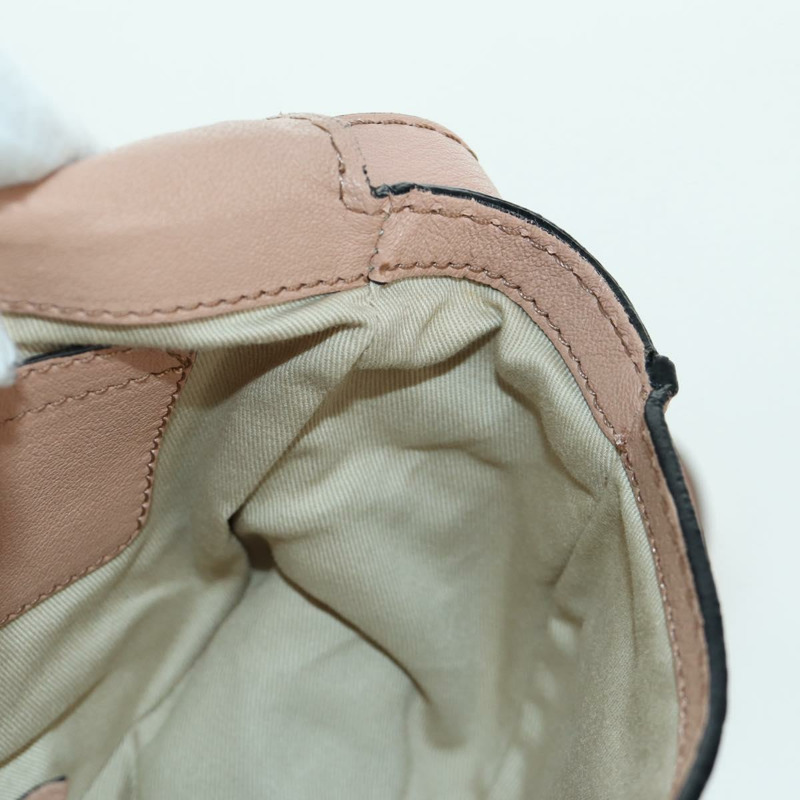 【日本直送】Chloe Marcie 肩背包 皮革 粉紅色 金色 正品 bs33470V-23