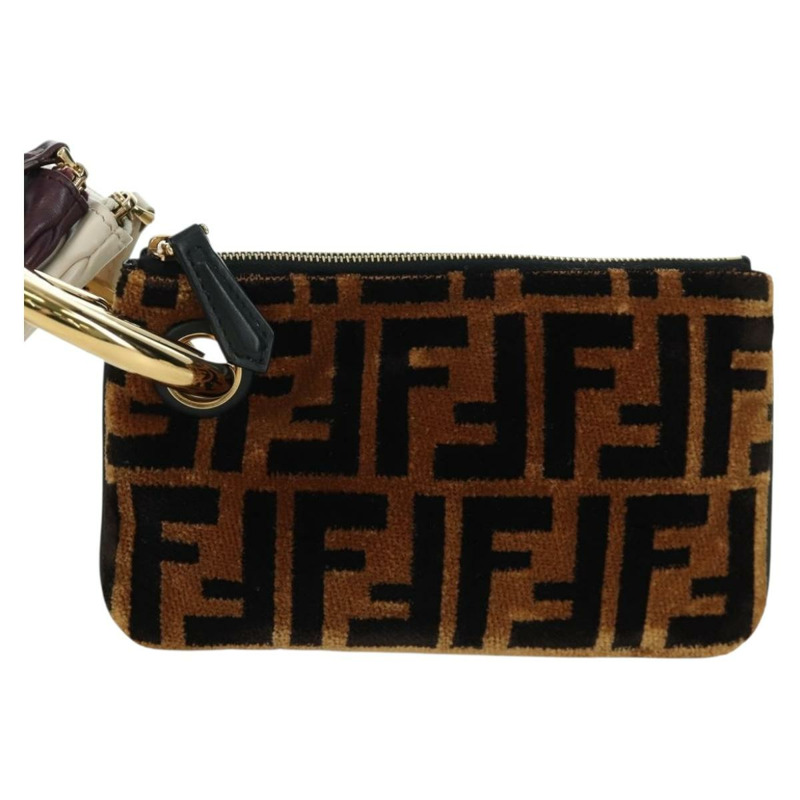 【日本直送】FENDI Triplet Clutch Bag Leather Multicolor Auth mr2004V-2