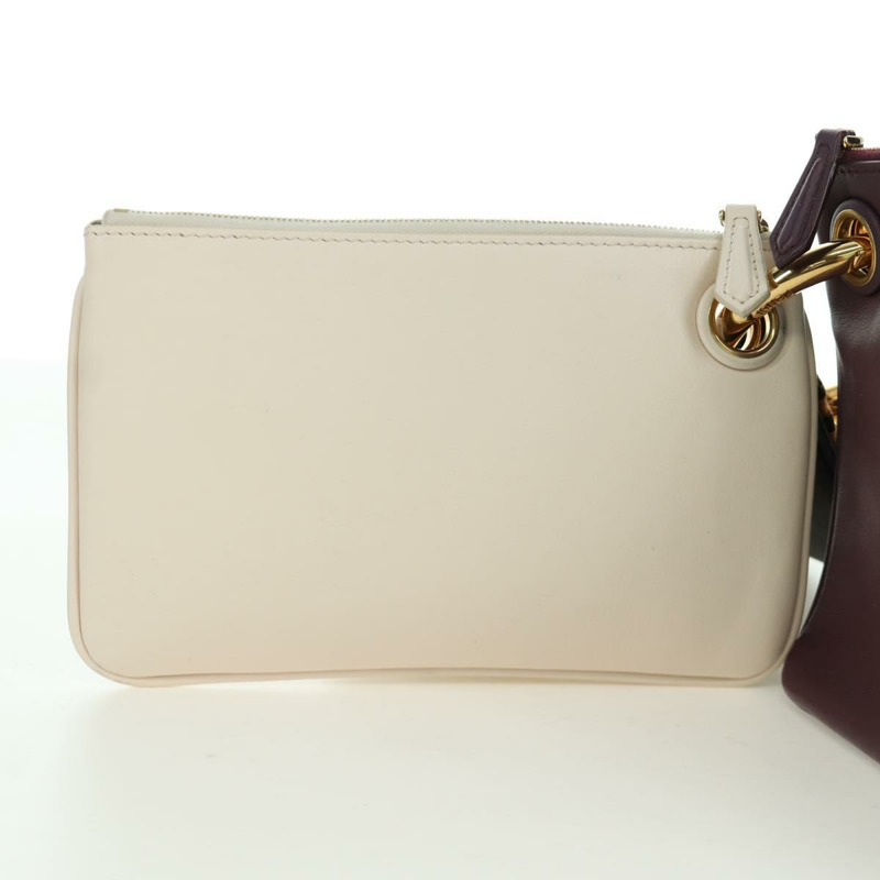 【日本直送】FENDI Triplet Clutch Bag Leather Multicolor Auth mr2004V-7