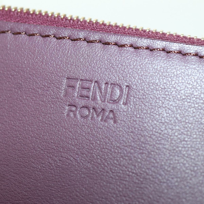 【日本直送】FENDI Triplet Clutch Bag Leather Multicolor Auth mr2004V-14