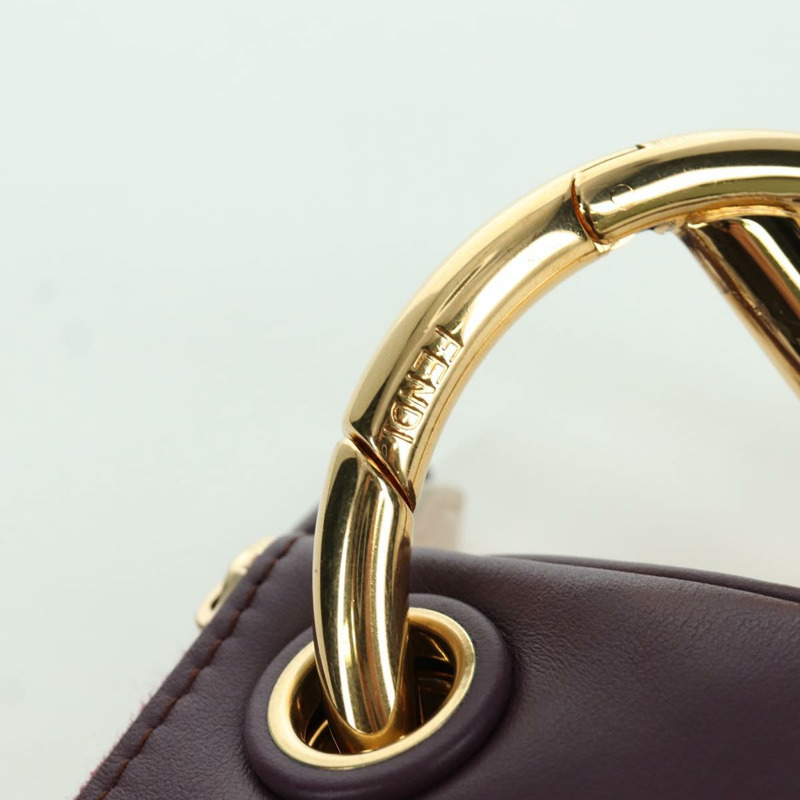 【日本直送】FENDI Triplet Clutch Bag Leather Multicolor Auth mr2004V-18