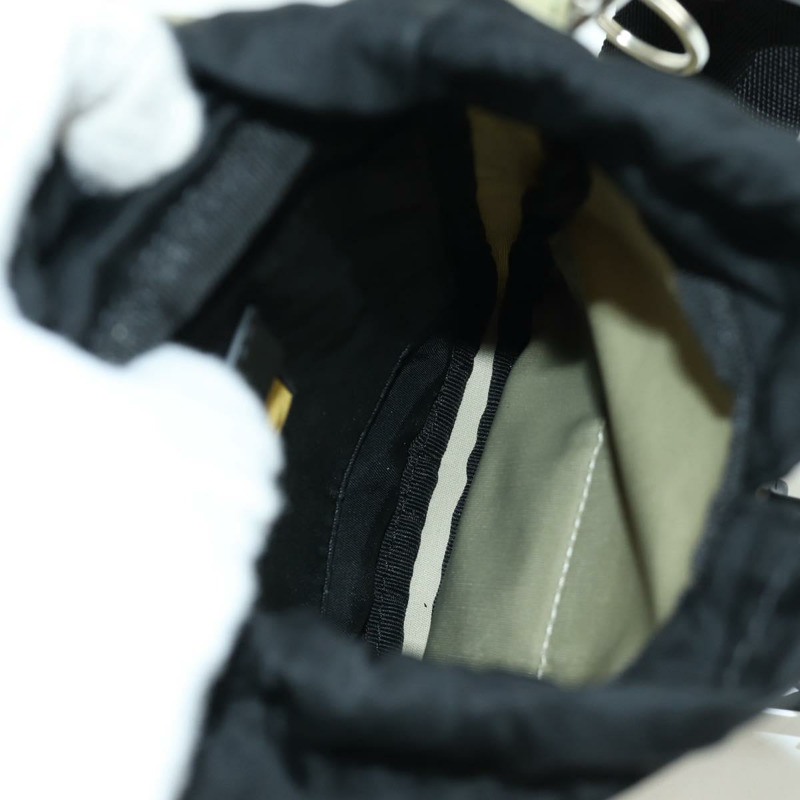 【日本直送】FENDI Fendines 肩背包 尼龍 綠色 銀色 Auth mr2067V-9