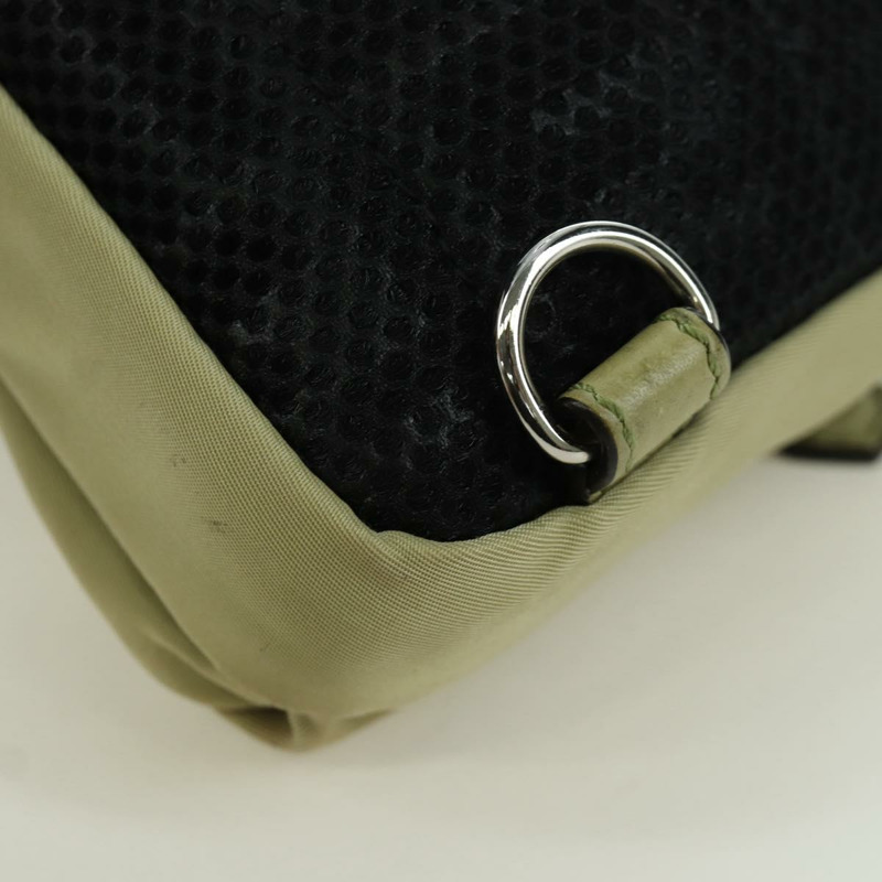 【日本直送】FENDI Fendines 肩背包 尼龍 綠色 銀色 Auth mr2067V-16