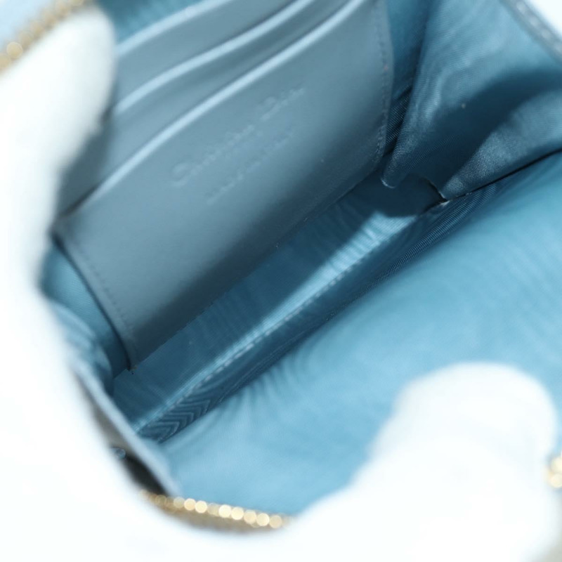【日本直送】Christian Dior Cannage Lady Dior Corin Dior 手機羊皮藍正品 172437M-9