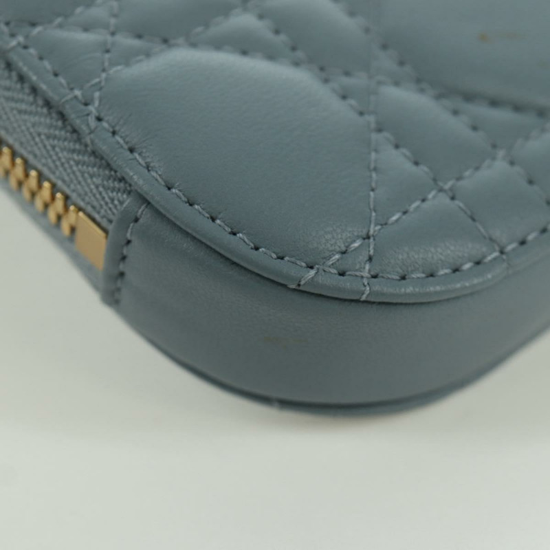 【日本直送】Christian Dior Cannage Lady Dior Corin Dior 手機羊皮藍正品 172437M-15