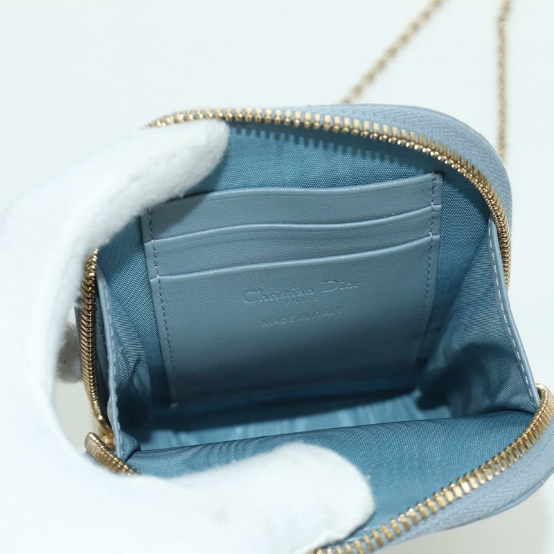 【日本直送】Christian Dior Cannage Lady Dior Corin Dior 手機羊皮藍正品 172437M-25