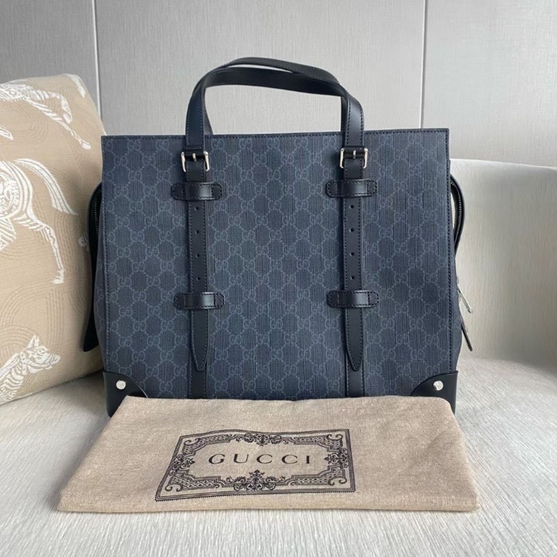 Gucci 老花托特手提公事包36.5*30.5*16.5  95新 配件塵袋-2