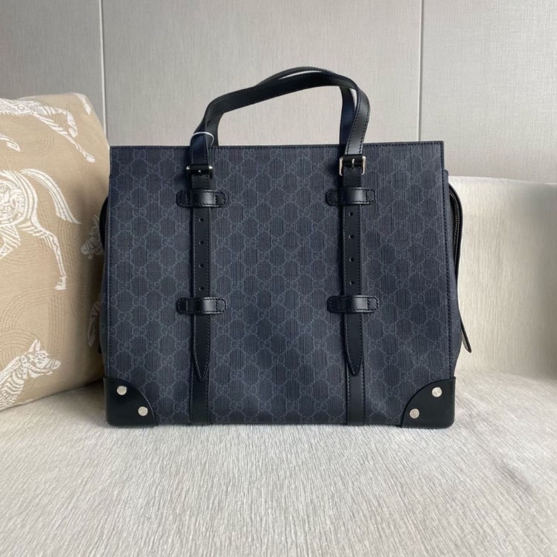Gucci 老花托特手提公事包36.5*30.5*16.5  95新 配件塵袋-3