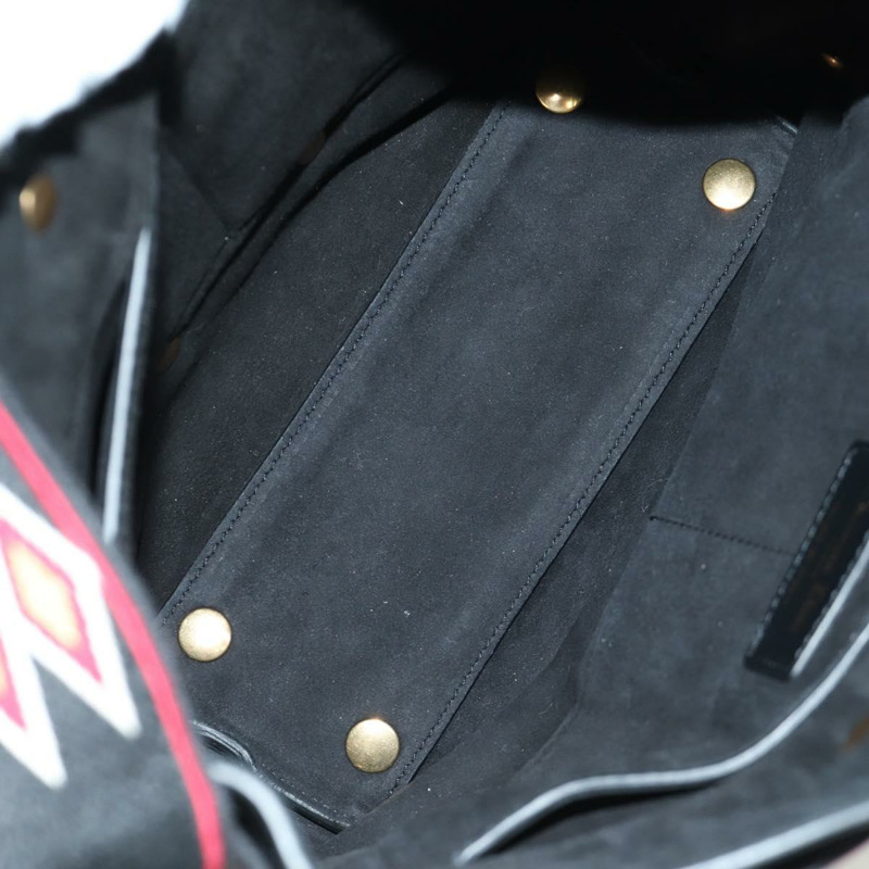 【日本直送】Christian Dior 皮革肩背包 黑色金色 Auth 171453SAV-11