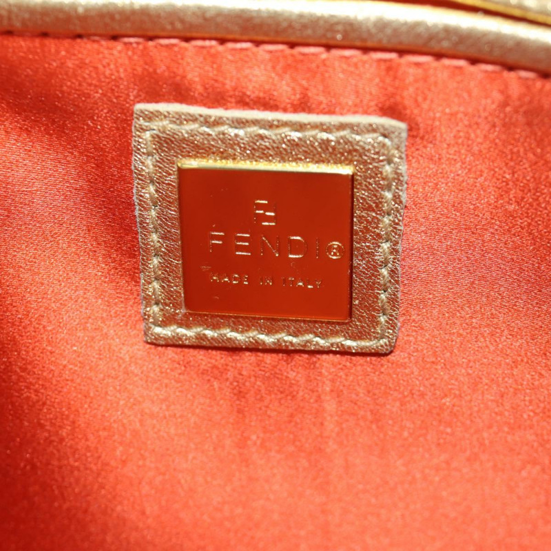 【日本直送】FENDI 亮片肩背包 皮革 多色 金色 正品 171457SV-18