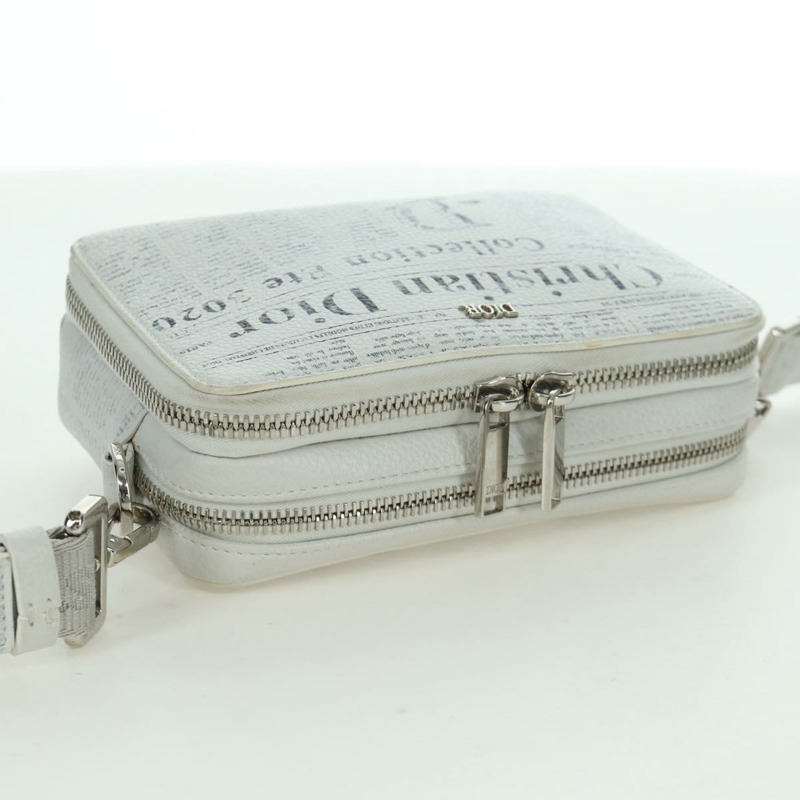 【日本直送】Christian Dior Daniel Arsham 單肩背包，白色銀色皮革，正品編號 171489V-5