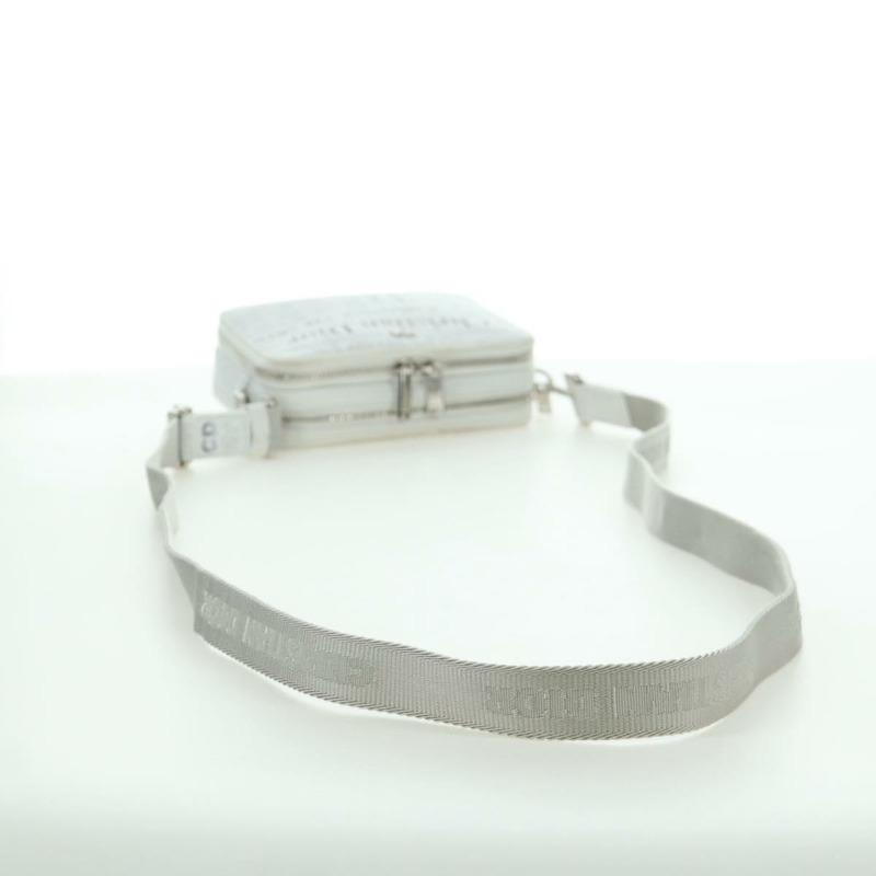 【日本直送】Christian Dior Daniel Arsham 單肩背包，白色銀色皮革，正品編號 171489V-6