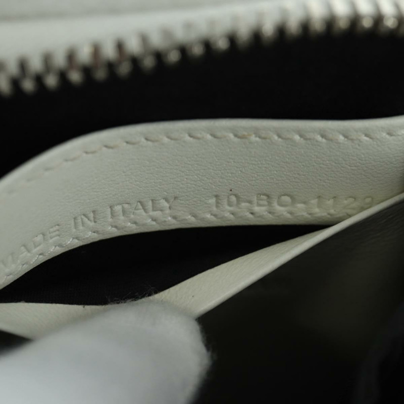 【日本直送】Christian Dior Daniel Arsham 單肩背包，白色銀色皮革，正品編號 171489V-11
