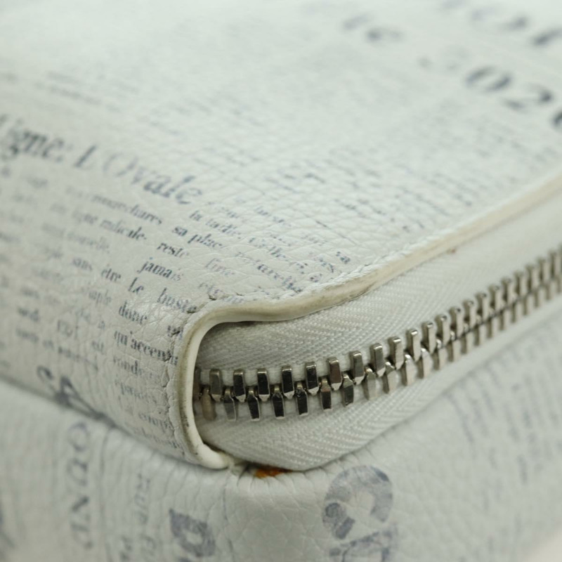 【日本直送】Christian Dior Daniel Arsham 單肩背包，白色銀色皮革，正品編號 171489V-14