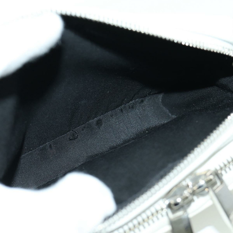 【日本直送】Christian Dior Daniel Arsham 單肩背包，白色銀色皮革，正品編號 171489V-18