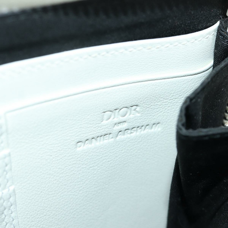【日本直送】Christian Dior Daniel Arsham 單肩背包，白色銀色皮革，正品編號 171489V-20