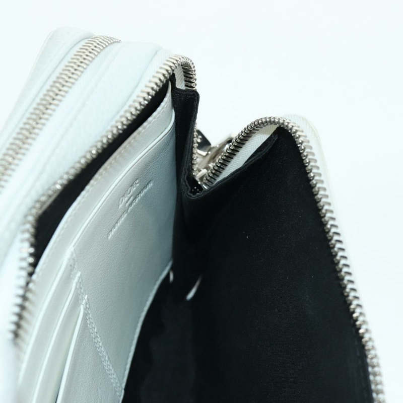 【日本直送】Christian Dior Daniel Arsham 單肩背包，白色銀色皮革，正品編號 171489V-21