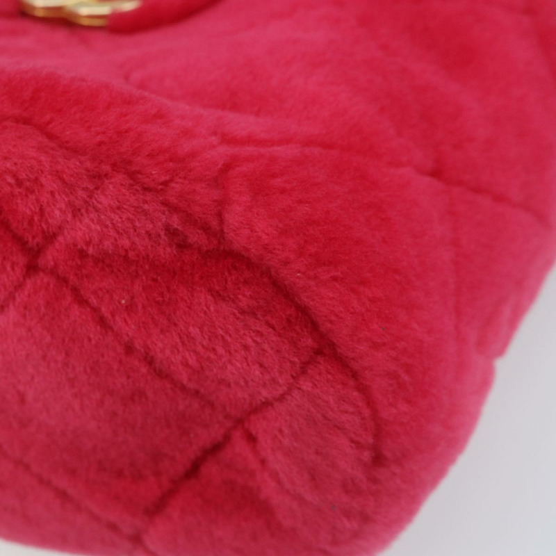 【日本直送】香奈兒 (CHANEL) 絎縫鏈條肩背包，粉紅色金色雙C標誌，貨號 LNZ158SM-7