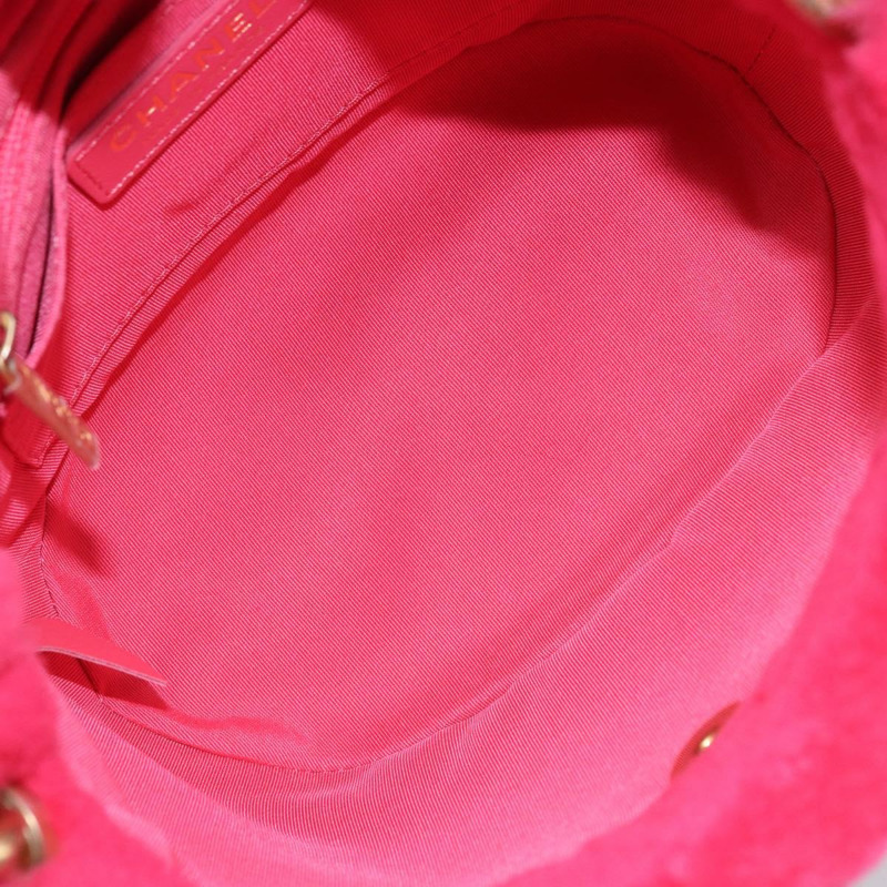 【日本直送】香奈兒 (CHANEL) 絎縫鏈條肩背包，粉紅色金色雙C標誌，貨號 LNZ158SM-9