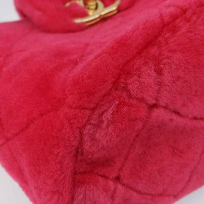 【日本直送】香奈兒 (CHANEL) 絎縫鏈條肩背包，粉紅色金色雙C標誌，貨號 LNZ158SM-14