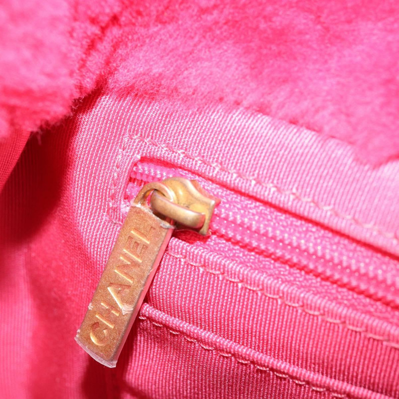 【日本直送】香奈兒 (CHANEL) 絎縫鏈條肩背包，粉紅色金色雙C標誌，貨號 LNZ158SM-21