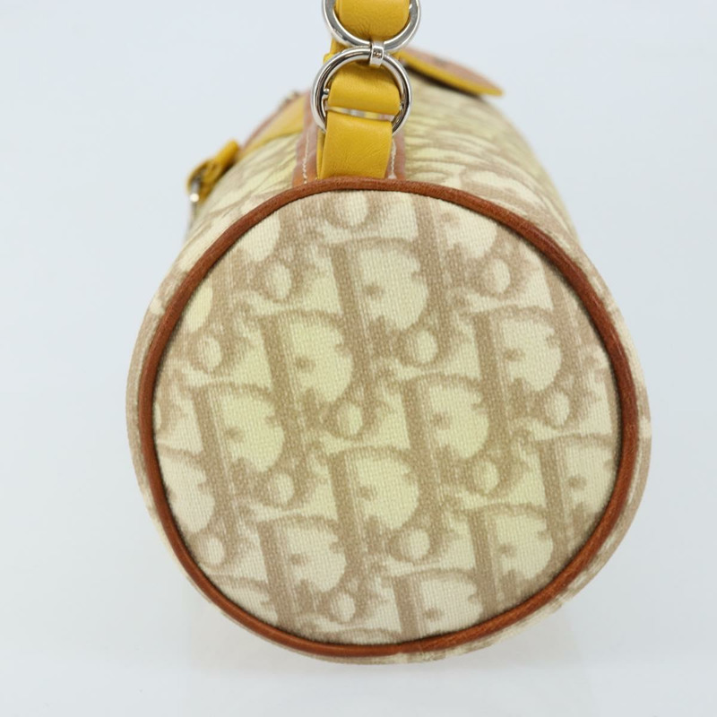 【日本直送】Christian Dior Trotter帆布浪漫手袋 PVC米色銀色 正品 171447V-2