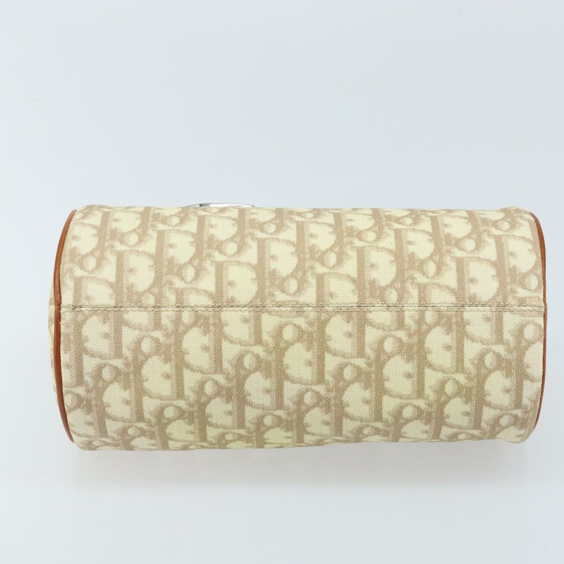 【日本直送】Christian Dior Trotter帆布浪漫手袋 PVC米色銀色 正品 171447V-4