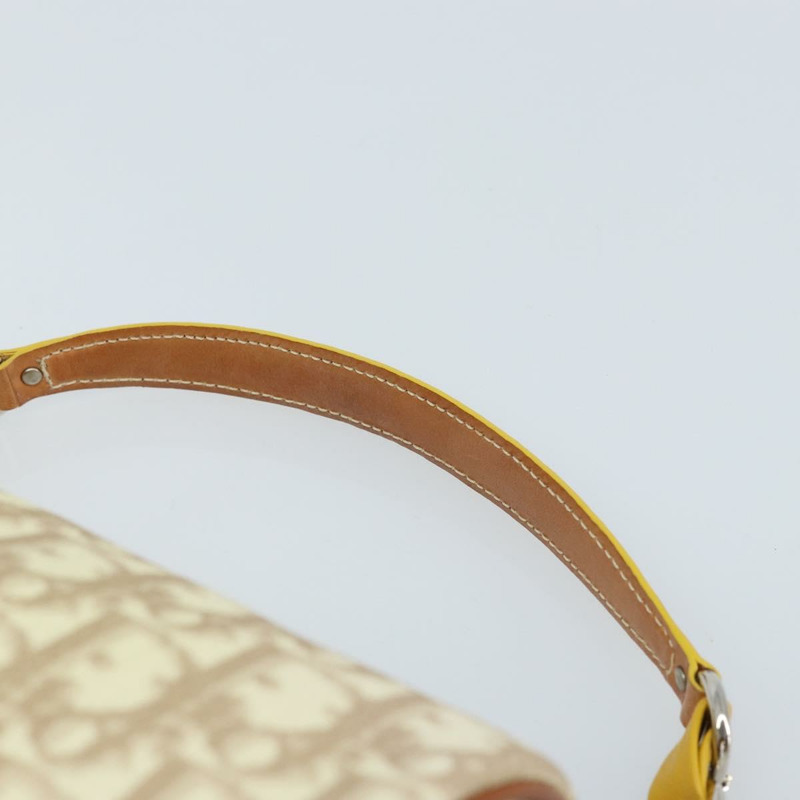 【日本直送】Christian Dior Trotter帆布浪漫手袋 PVC米色銀色 正品 171447V-7