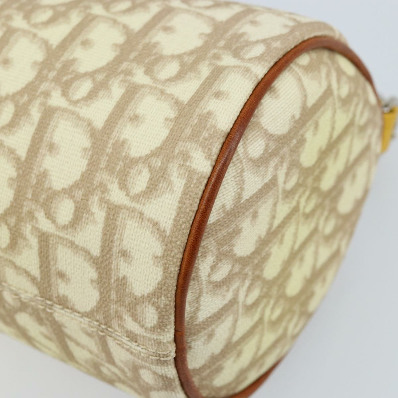 【日本直送】Christian Dior Trotter帆布浪漫手袋 PVC米色銀色 正品 171447V-8