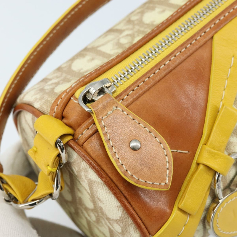 【日本直送】Christian Dior Trotter帆布浪漫手袋 PVC米色銀色 正品 171447V-9