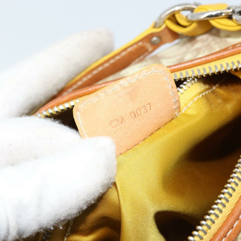 【日本直送】Christian Dior Trotter帆布浪漫手袋 PVC米色銀色 正品 171447V-11