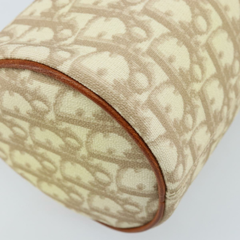 【日本直送】Christian Dior Trotter帆布浪漫手袋 PVC米色銀色 正品 171447V-15