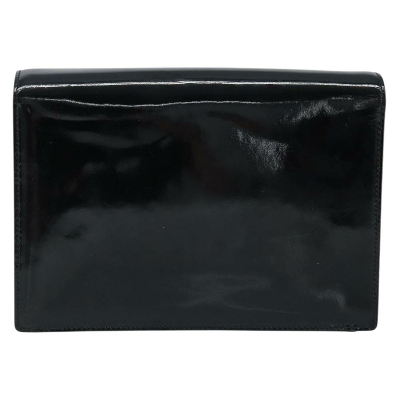 【日本直送】香奈兒 Mademoiselle 手拿包，漆皮材質，銀色多色 CC 標誌，貨號 171544V-1