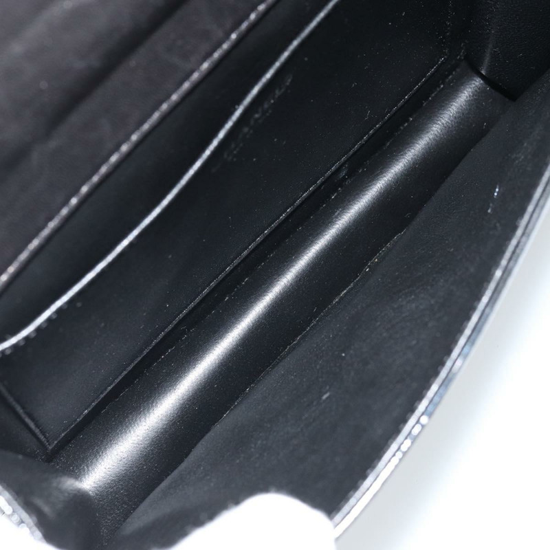 【日本直送】香奈兒 Mademoiselle 手拿包，漆皮材質，銀色多色 CC 標誌，貨號 171544V-9