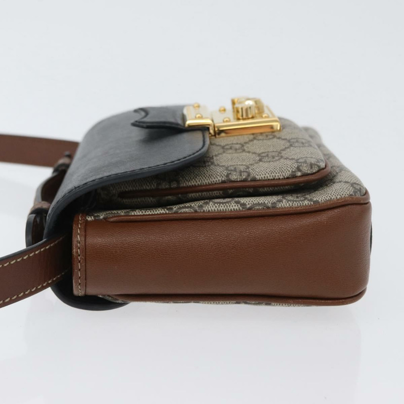 【日本直送】GUCCI GG Supreme 單肩包 PVC 米色 金色 658487 正品 ka2694V-3