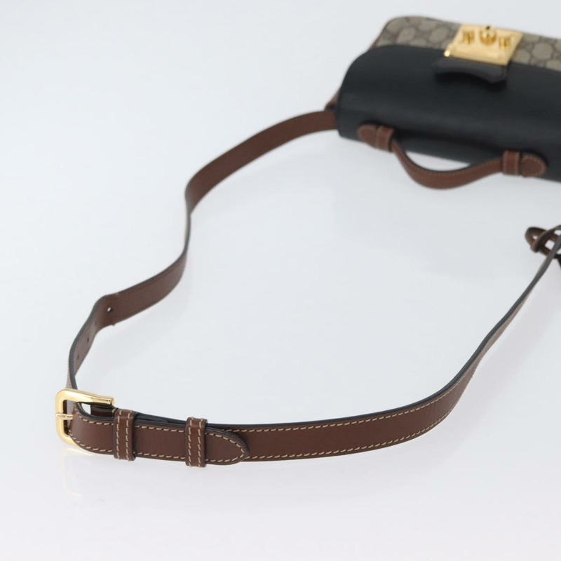 【日本直送】GUCCI GG Supreme 單肩包 PVC 米色 金色 658487 正品 ka2694V-7