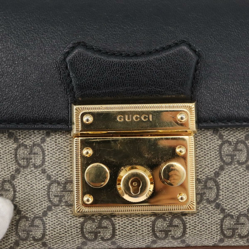 【日本直送】GUCCI GG Supreme 單肩包 PVC 米色 金色 658487 正品 ka2694V-19