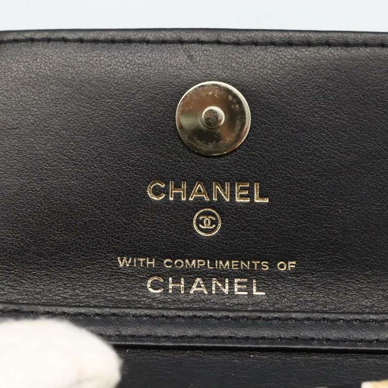 【日本直送】香奈兒 (CHANEL) 迷你絎縫 12 號肩背包，緞面米色，金色雙 C 標誌，正品 LNZ395M-17