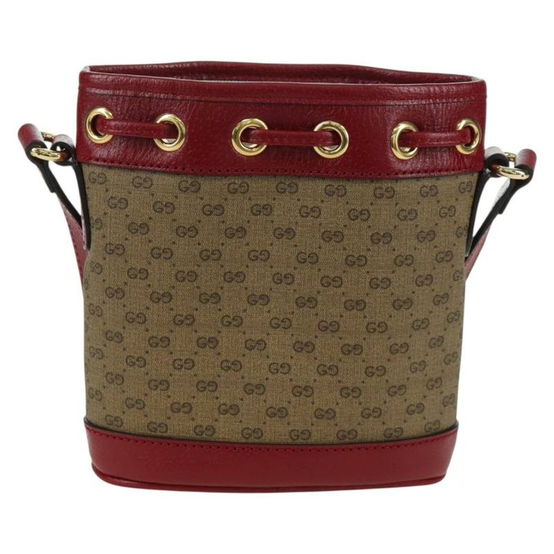 【日本直送】GUCCI GUCCI × Doraemon Micro GG Supreme Bag PVC 米色金色 647801 正品 LNZ389SM-1