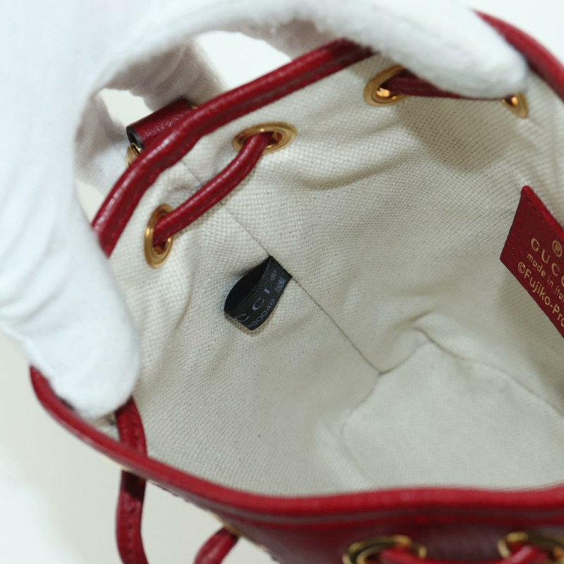 【日本直送】GUCCI GUCCI × Doraemon Micro GG Supreme Bag PVC 米色金色 647801 正品 LNZ389SM-21