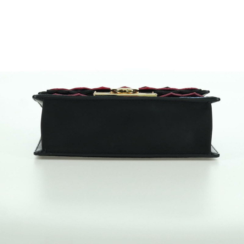 【日本直送】Salvatore Ferragamo Gancini 單肩包，麂皮材質，黑色、粉紅色、金色，正品 ARZ419M-4