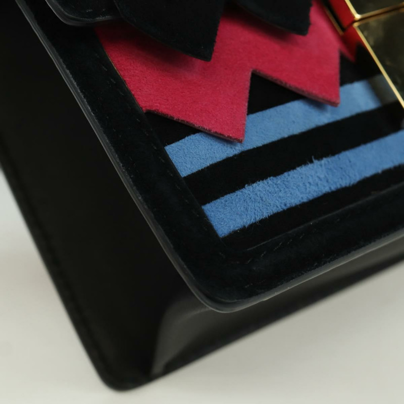 【日本直送】Salvatore Ferragamo Gancini 單肩包，麂皮材質，黑色、粉紅色、金色，正品 ARZ419M-7