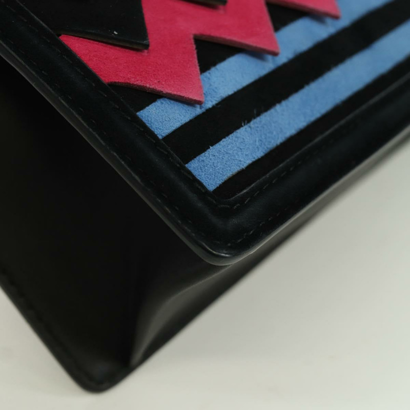 【日本直送】Salvatore Ferragamo Gancini 單肩包，麂皮材質，黑色、粉紅色、金色，正品 ARZ419M-15