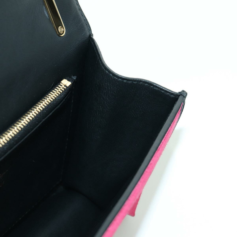 【日本直送】Salvatore Ferragamo Gancini 單肩包，麂皮材質，黑色、粉紅色、金色，正品 ARZ419M-18