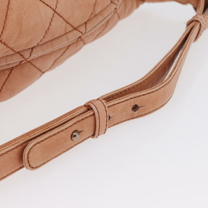 【日本直送】香奈兒 Matelasse 羊皮單肩包 橙色金色 CC 標誌 ARZ069V-6