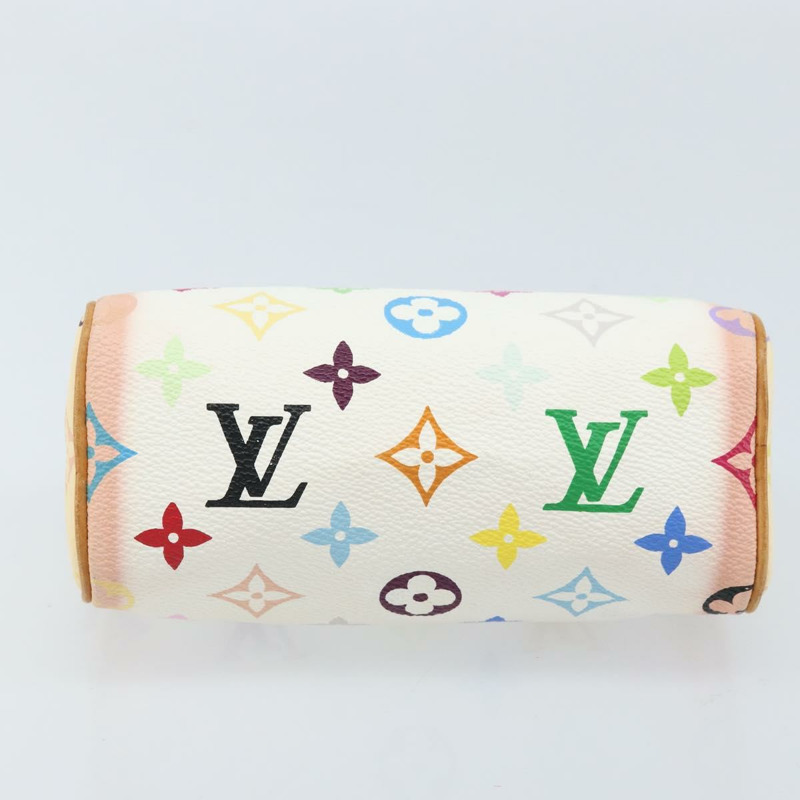 【日本直送】路易威登 Monogram Multicolor 迷你 Speedy 手提包 白色 M92645 正品 ARZ011A-4