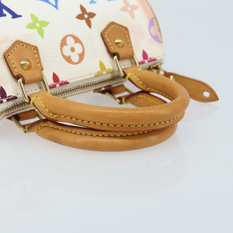【日本直送】路易威登 Monogram Multicolor 迷你 Speedy 手提包 白色 M92645 正品 ARZ011A-6